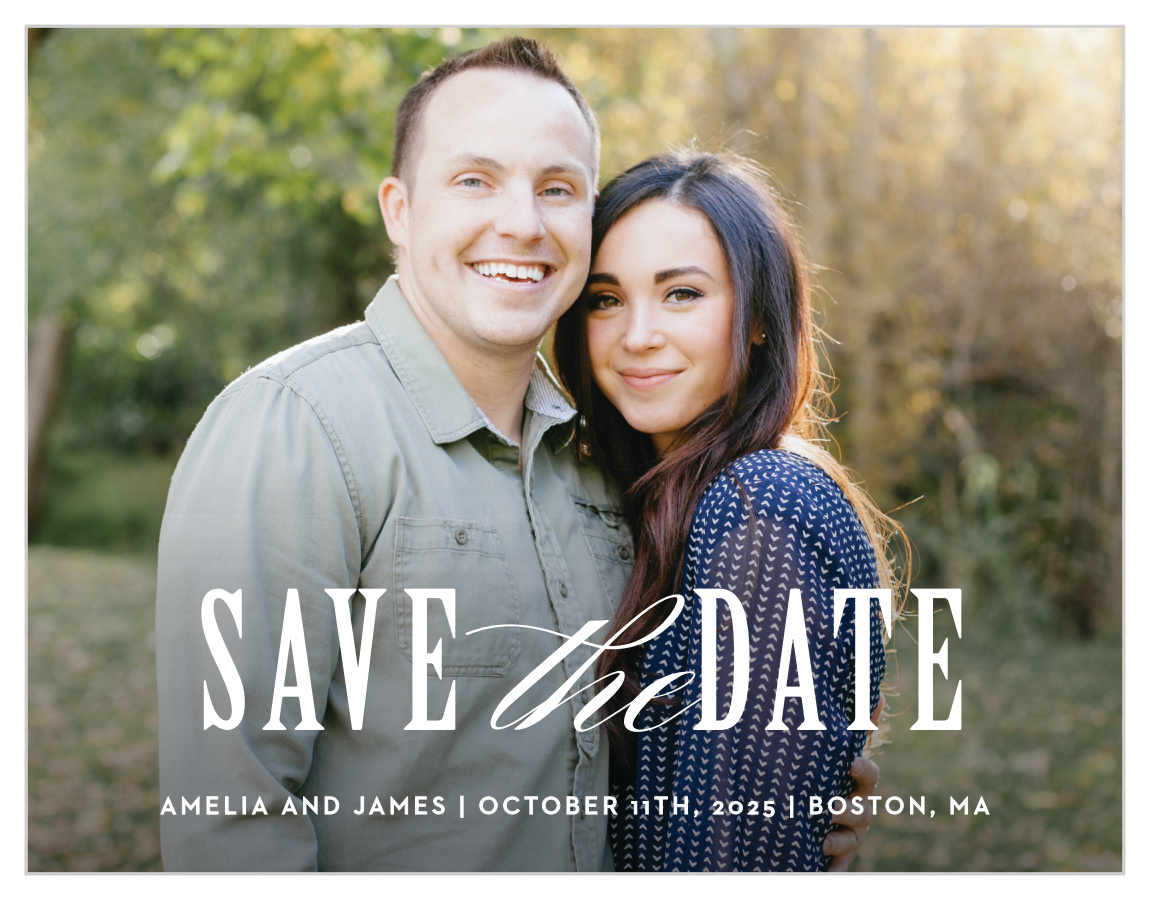 Elegant Union Save the Date Cards
