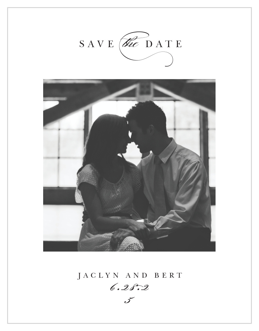 Classic Photo Save the Date Magnets