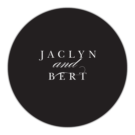 Classic Photo Wedding Stickers
