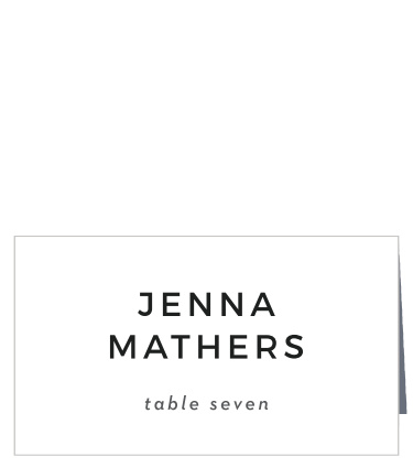 Featuring a simple, minimalist design, our Charming Chalkboard Place Cards are the perfect way to ensure that everyone finds their spot at your wedding.