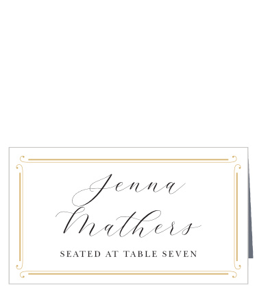 Our Country Estate Place Cards are a perfectly classic way to treat your guests to a memorable and personalized experience.