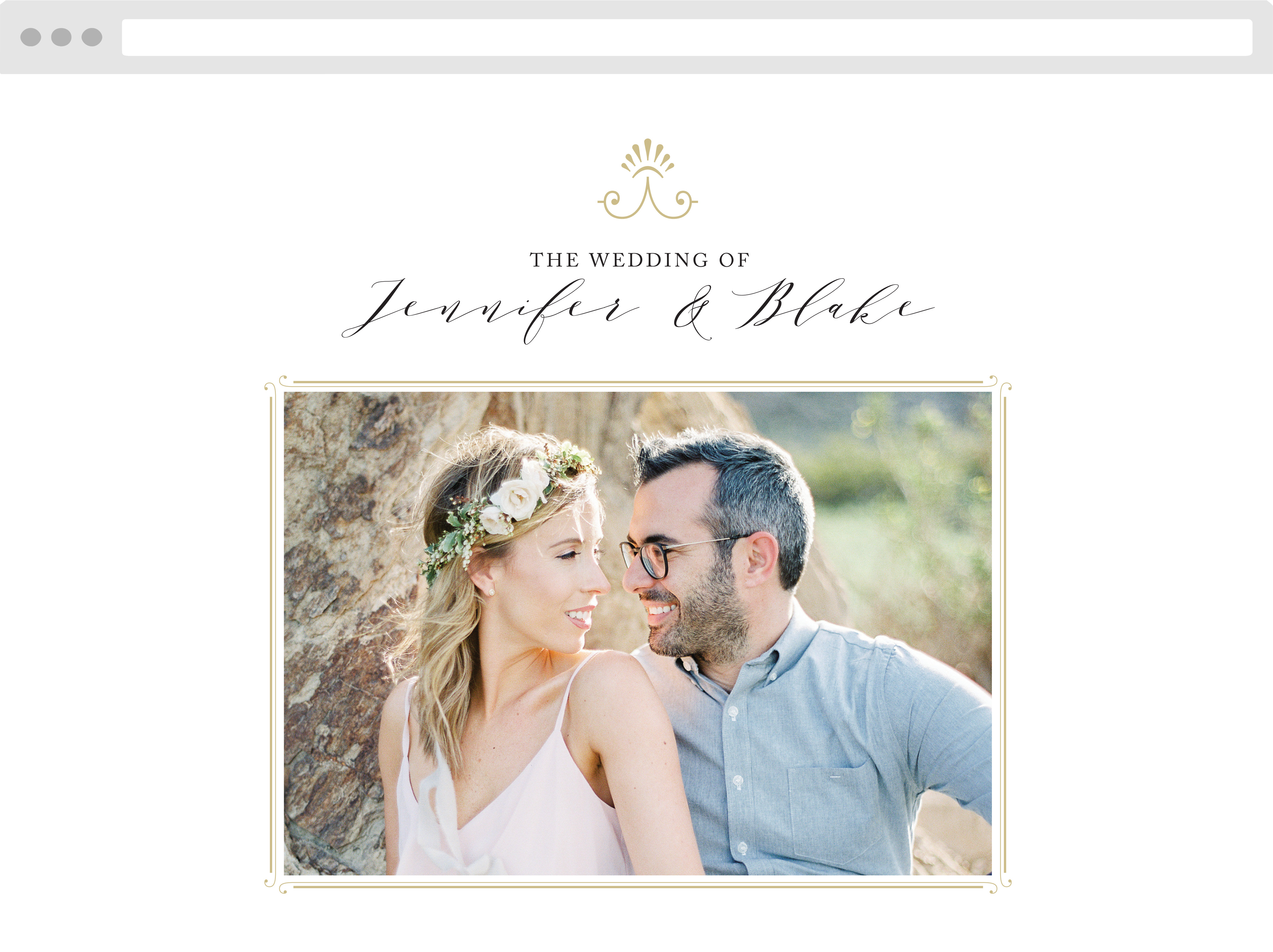 Country Estate Wedding Website