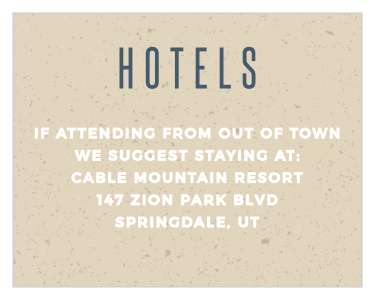 Help your loved ones find a comfortable place to rest when they come to town with our Kraft Laurel Bar Mitzvah Lodging Cards.
