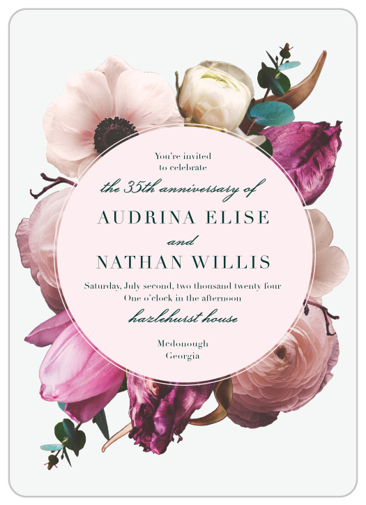 Our Southern Blooms Vow Renewal Invitations are a perfect choice for your perfect day.