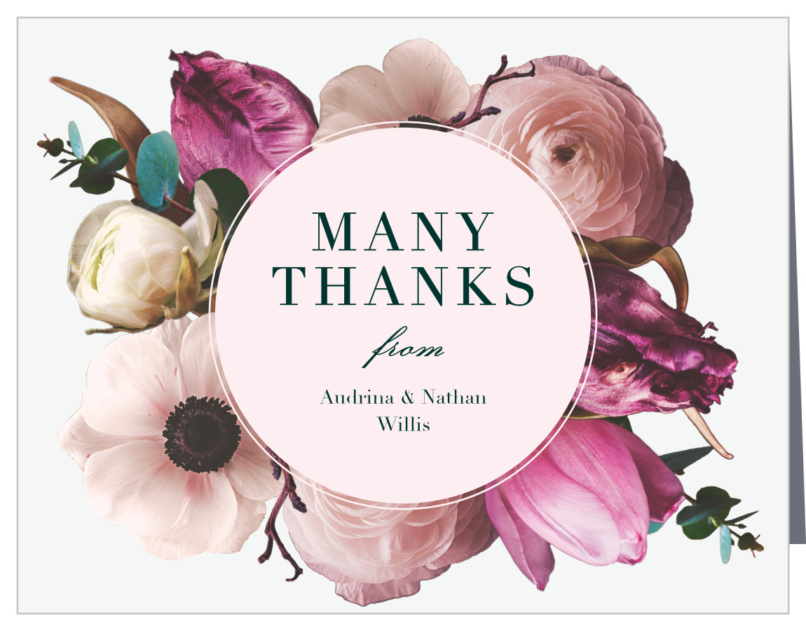 Southern Blooms Vow Renewal Thank You Cards