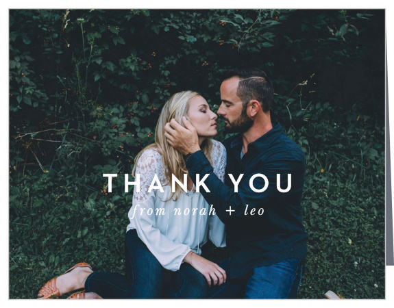 Our Watercolor Woods Vow Renewal Thank You Cards are the perfect way to express gratitude to your loved ones for making your vow renewal special!