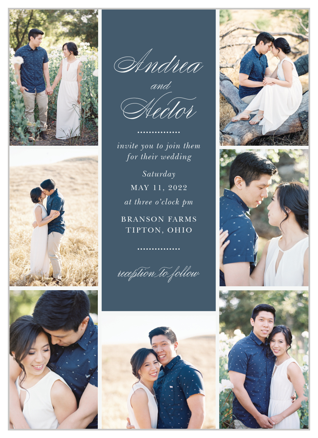 Buttoned Up Wedding Invitations