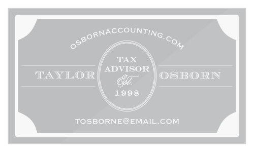 Represent yourself and your tax consulting business perfectly with our Tax Symbols Clear Business Cards.