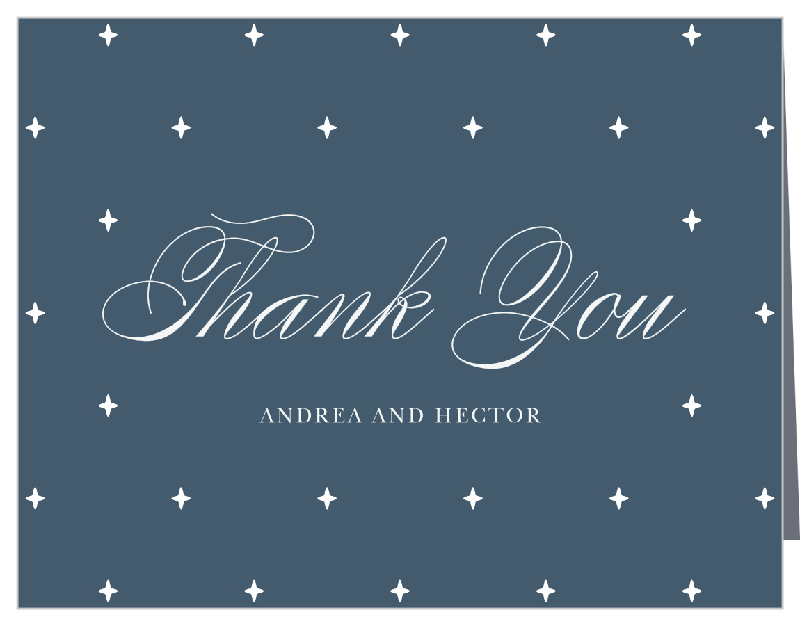 Buttoned Up Wedding Thank You Cards