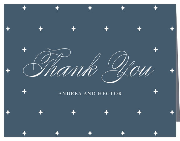 Show your guests appreciation with our Buttoned Up Wedding Thank You Cards.