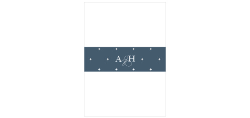 Our Buttoned Up Belly Bands will add the perfect finish to your invitations.