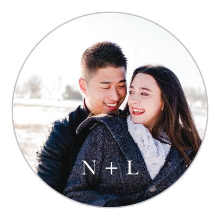 Luxe Type Wedding Stickers