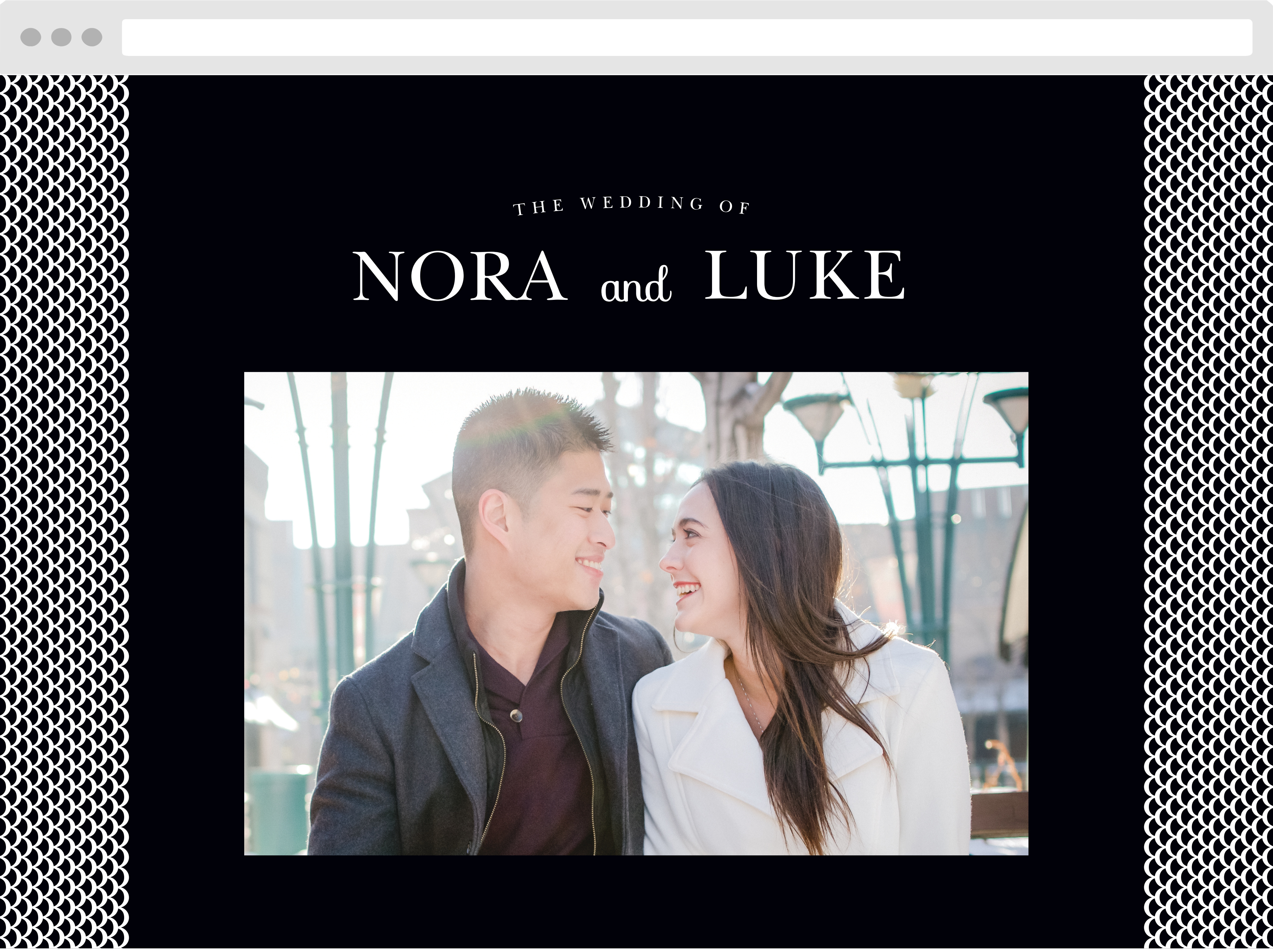 Luxe Type Wedding Website