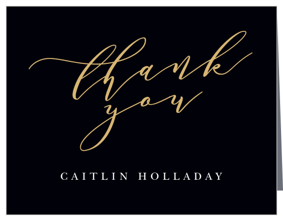 Express your appreciation towards your friends and family for their support on your amazing achievement with our Camera Roll Thank You Card.