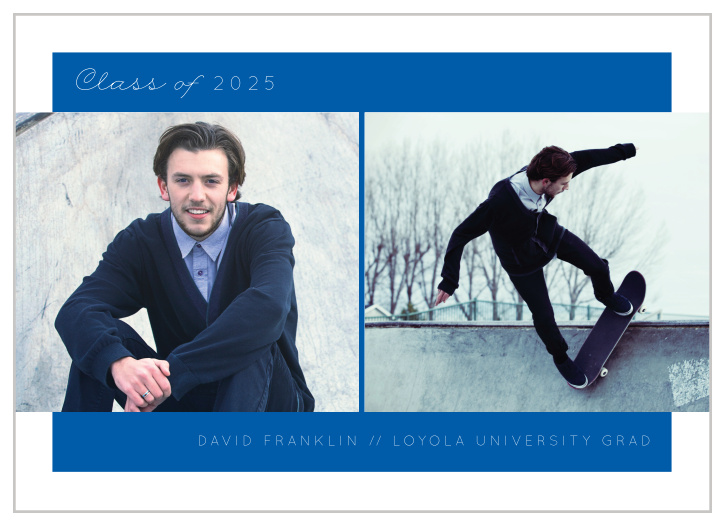 You’ve worked hard for this, and now it’s almost time. Announce your big achievement with our Simple Snapshots Graduation Announcements. 