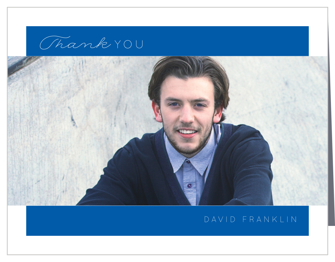 Simple Snapshots Graduation Thank You Cards