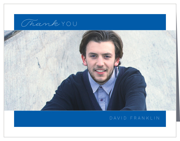 You made it! Thank everyone that helped make this big achievement possible with our Simple Snapshots Graduation Thank You Card.