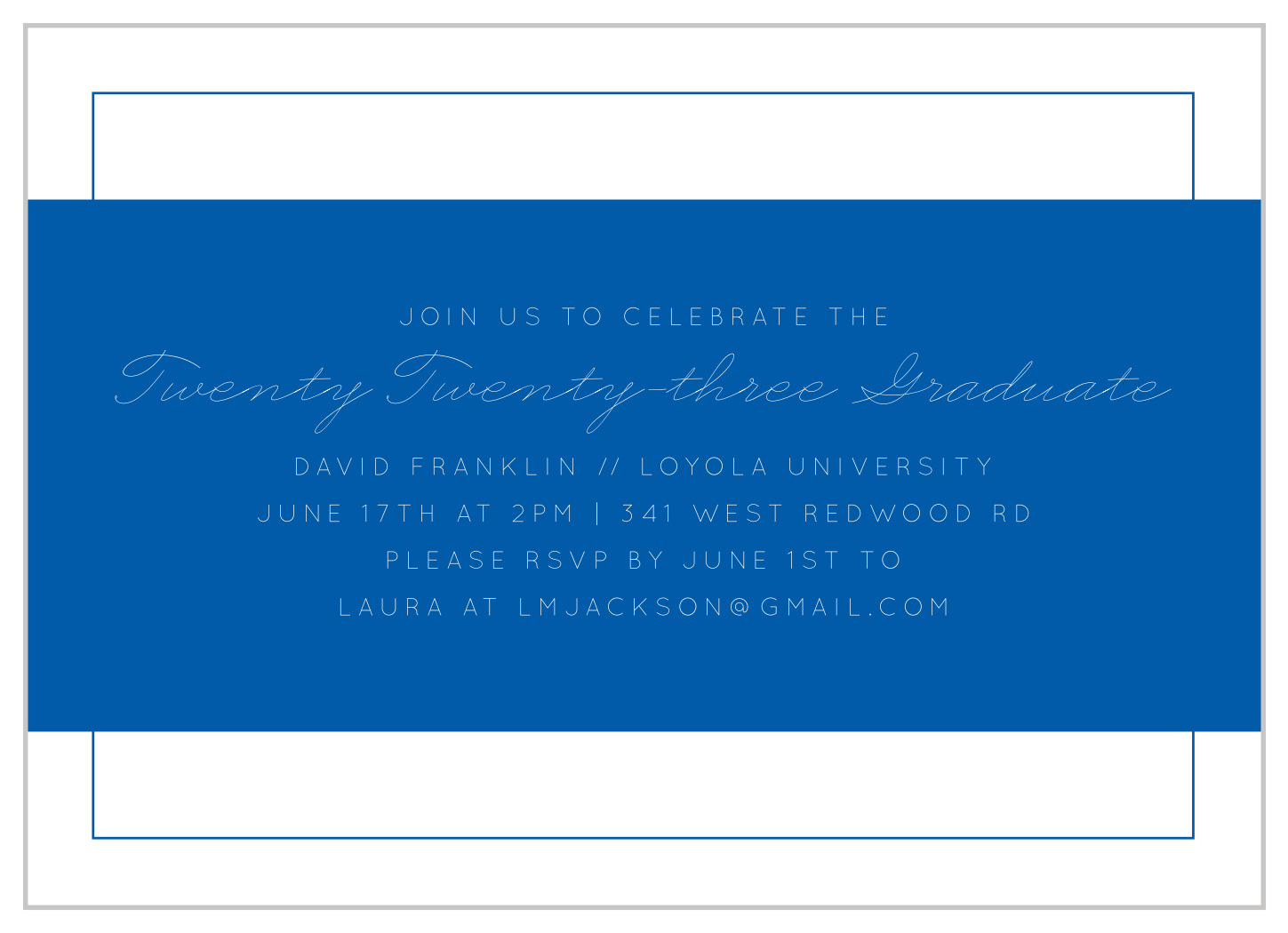 Simple Snapshots Graduation Invitations by Basic Invite