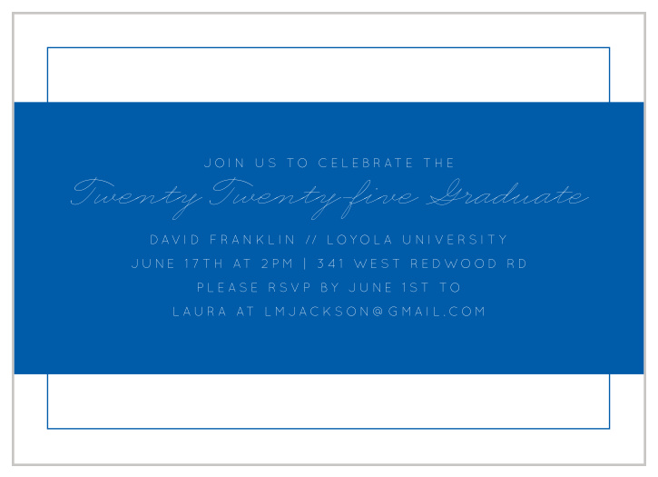 It’s time to celebrate your graduation! Invite your closest supporters to celebrate with our Simple Snapshots Graduation Invitations.