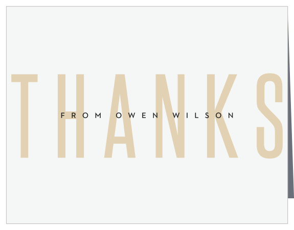 Express how much you appreciate your family and friends for their support on your big day with our Subtle Overlay Graduation Thank You Card.