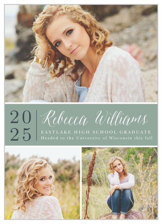 Let people know you're celebrating with our Classic Band Graduation Announcements! 