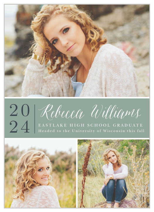 Let people know you're celebrating with our Classic Band Graduation Announcements! 