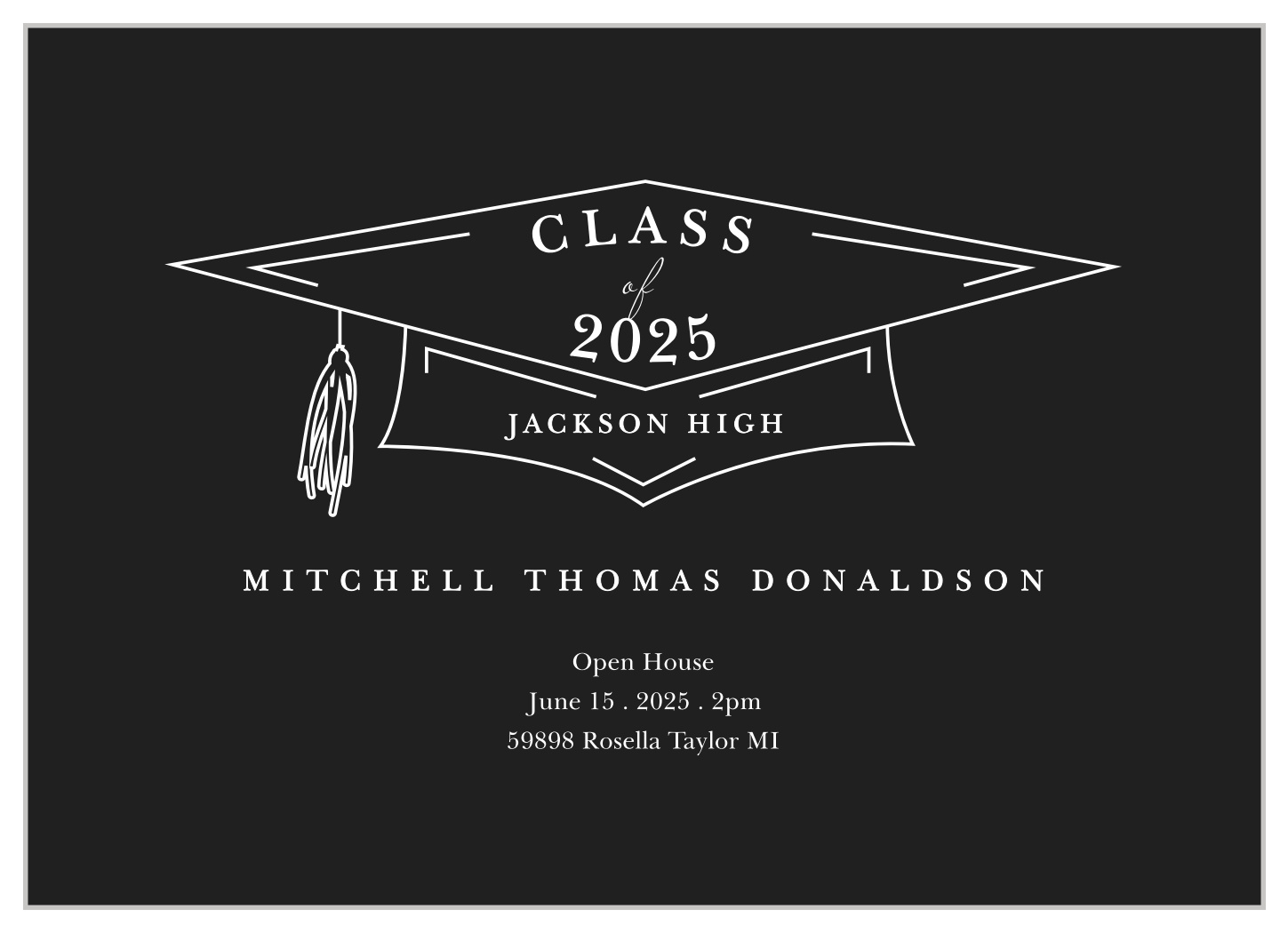 Senior Year Graduation Invitations
