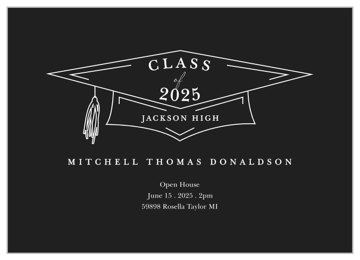 Gather your friends and family around you for your graduation festivities with our Senior Year Graduation Invitations.
