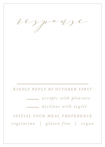 Modern Polaroid Response Cards