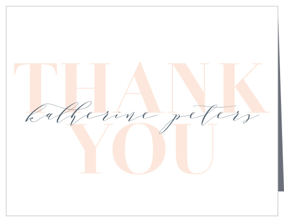 You made it! Thank everyone that helped make this big achievement possible with our Stacked Memories Graduation Thank You Card. 