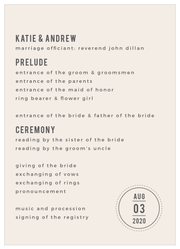 Modern Stamp Wedding Invitations by Basic Invite