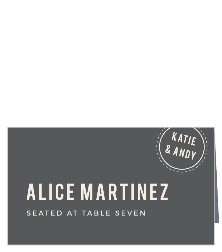 Modern Stamp Place Cards