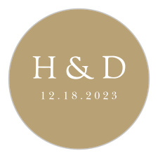 Make your wedding invitations unforgettable with our Delicate Frame Wedding Stickers.