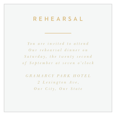 You and your loved ones are sure to fall in love with the modern look of our Minimal Band Rehearsal Cards. 