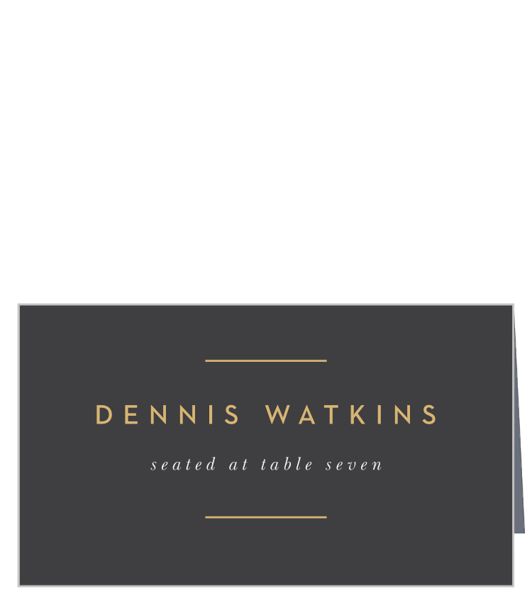 Minimal Band Place Cards