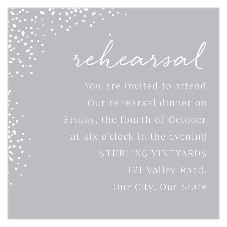 Modern Scrapbook Rehearsal Cards