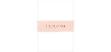 Complete your wedding invitation package with our Modern Scrapbook Wedding Belly Bands!