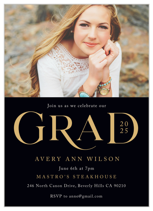 Mod Grad Graduation Invitations ensure that your special one spends their special day surrounded by the people they adore most.