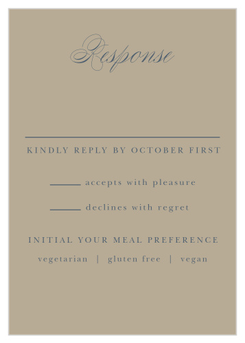 Our Sketched Botanicals Wedding Response Cards are full of simple, classic beauty.