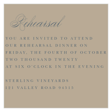 Our Sketched Botanicals Wedding Rehearsal Cards are full of simple, classic beauty.