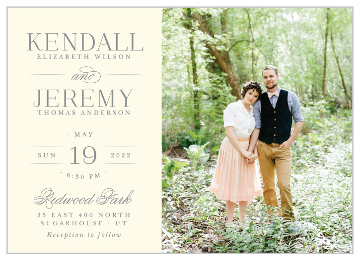 You'll love the vintage charm of the Classic Elegance Wedding Invitations!