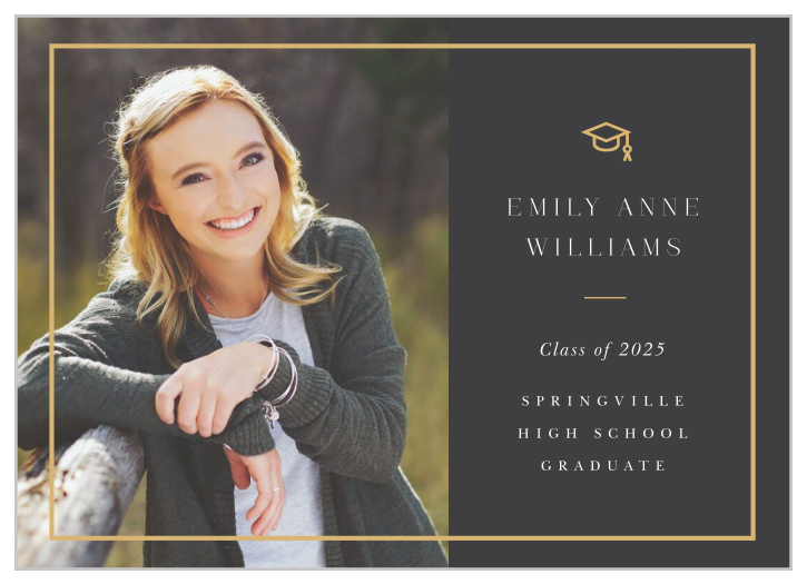 Share the joy of your upcoming graduation celebrations with Graduate Corners Graduation Announcements.