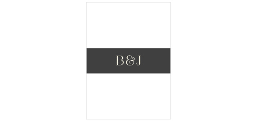 Our Leafy Label Belly Bands are a perfectly elegant way to add a memorable touch to your wedding invitations.