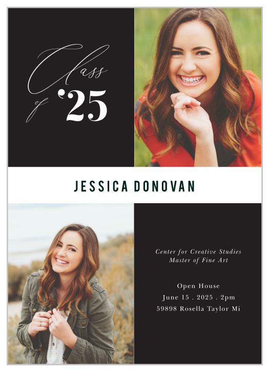 You’ve worked hard for this, and now it’s almost time. Announce your big achievement with our Upper Year Graduation Announcements. 