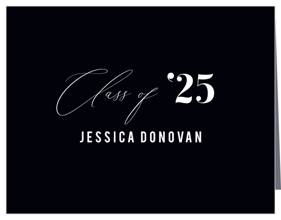 You made it! Thank everyone that helped make this big achievement possible with our Corner Year Graduation Thank You Card. 