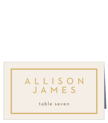 Our Minimal Block Place Cards are the perfect way to help your guests find their places in the chaos of the wedding reception! 