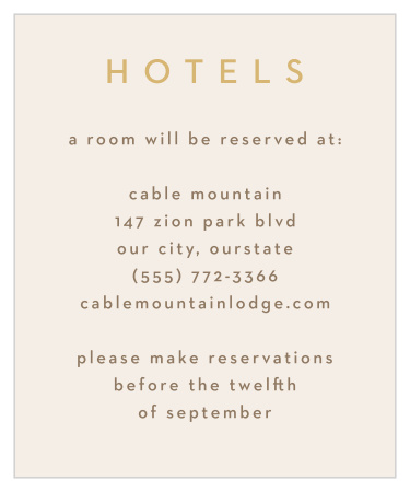 You'll absolutely fall in love with the elegant minimalism of our Minimal Block Accommodation Cards when you lay eyes on them! 