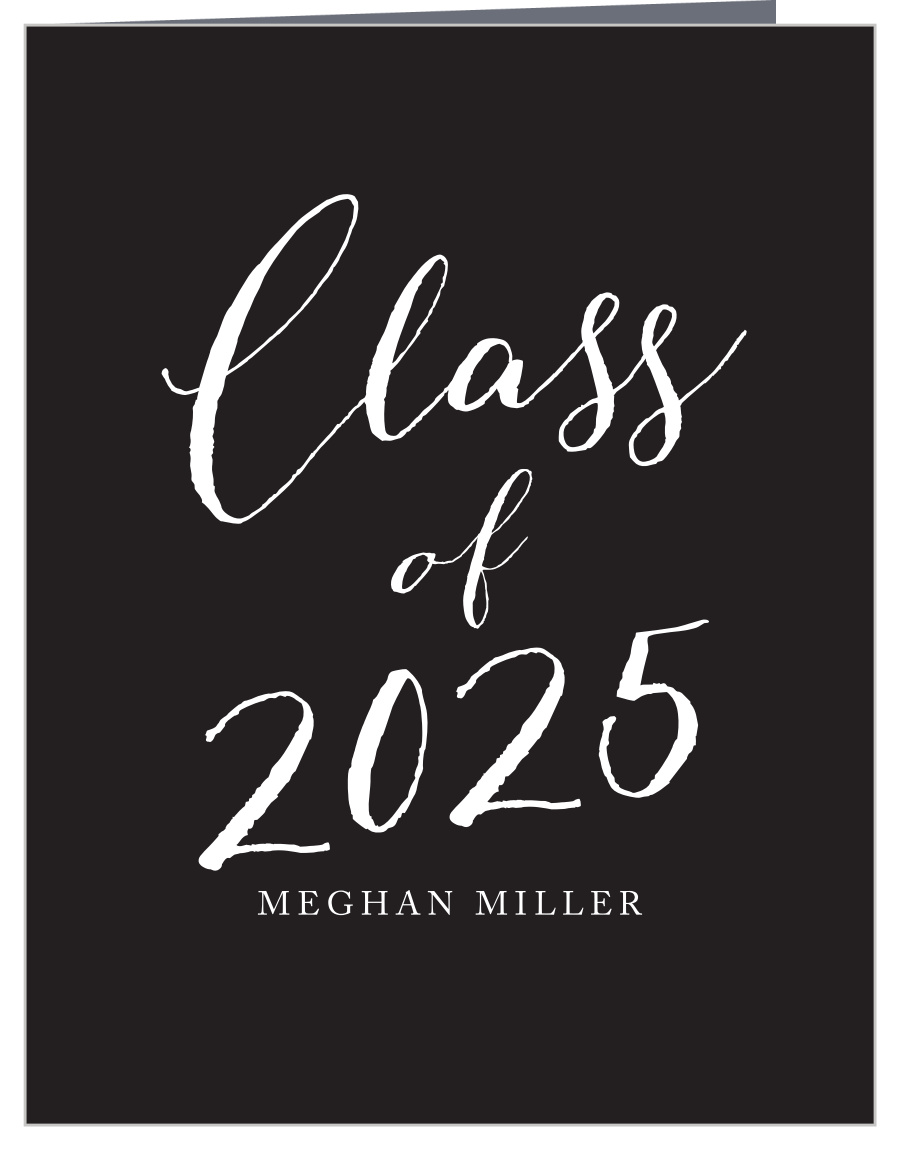 Scripted Grad Graduation Thank You Cards