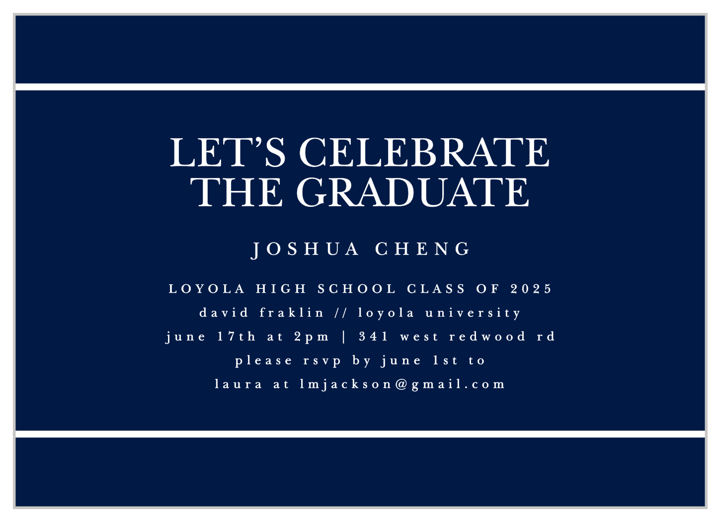 Mod Milestone Graduation Invitations