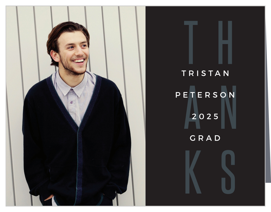 Subtle Grad Graduation Thank You Cards